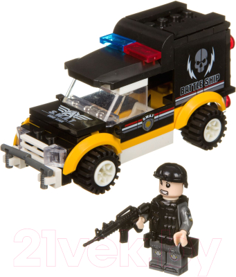 Конструктор Bondibon Полицейский патруль. Машина / ВВ4047