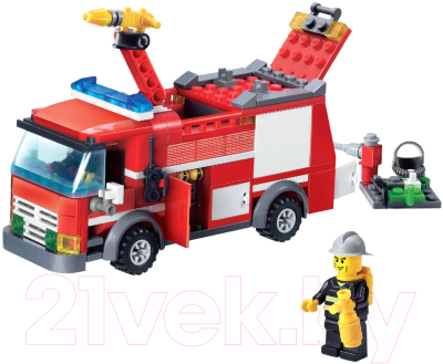 Конструктор Bondibon Пожарная служба. Пожарная машина / ВВ4049