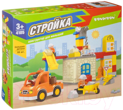 Конструктор Bondibon Стройка / ВВ4105 - фото