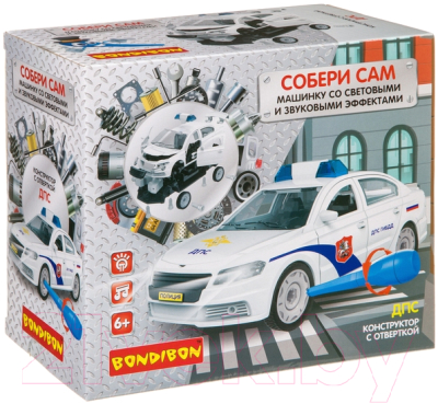 Конструктор Bondibon Собирай и играй. ДПС / ВВ4158 - фото