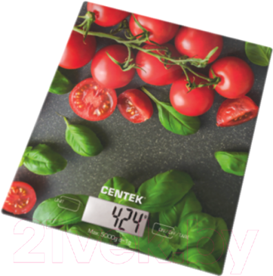 Кухонные весы Centek CT-2462 (черри) - фото