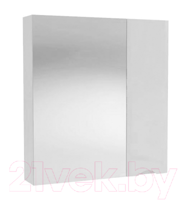 Шкаф с зеркалом для ванной АВН Латтэ 60 / 41.18 (1) - фото