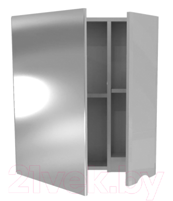 Шкаф с зеркалом для ванной АВН Латтэ 60 / 41.18 (1)