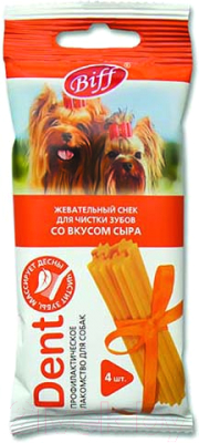 Лакомство для собак TiTBiT Dent Жевательный снек со вкусом сыра - фото