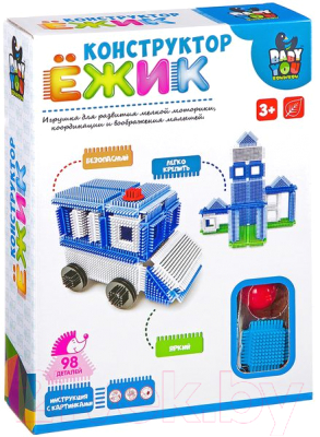 Конструктор Bondibon Машина со станцией / ВВ2573 - фото