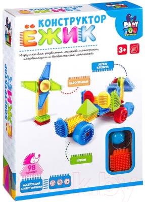 Конструктор Bondibon Гоночный болид и ветряк / ВВ2574 - фото