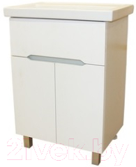 Тумба под умывальник СанитаМебель Сизаль 64.600 - фото