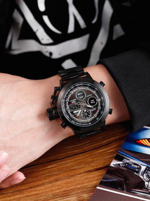 Часы наручные мужские Skmei 1515-3 (черный)