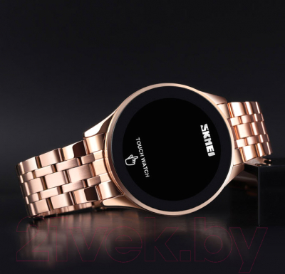 Часы наручные мужские Skmei 1579-2 (розовое золото)