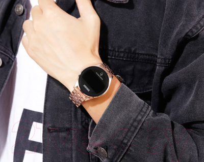 Часы наручные мужские Skmei 1579-2 (розовое золото)