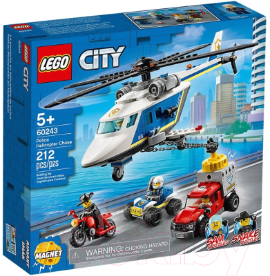 Конструктор Lego City Police Погоня на полицейском вертолёте 60243 - фото