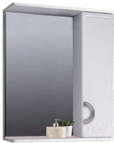 Шкаф с зеркалом для ванной Vako Вероника 60 / 17667 - фото