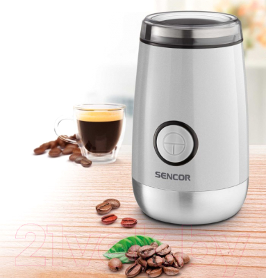 Кофемолка Sencor SCG 2052WH