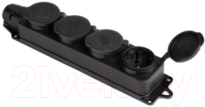 Розетка КС Турига 230В 2P+PE 16A IP44 / 74810 - фото