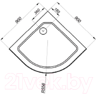 Душевой поддон Triton Низкий ПД2 90х90