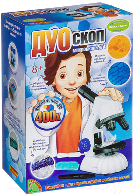 Микроскоп оптический Bondibon ДУОскоп / ВВ2712 - фото