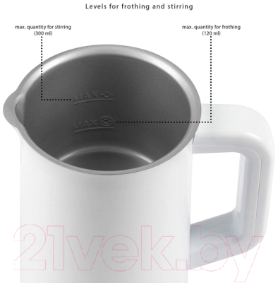 Вспениватель молока Clatronic MS 3693 (белый)