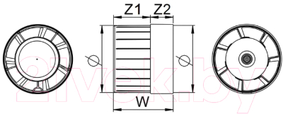 Вентилятор канальный Awenta WKA100