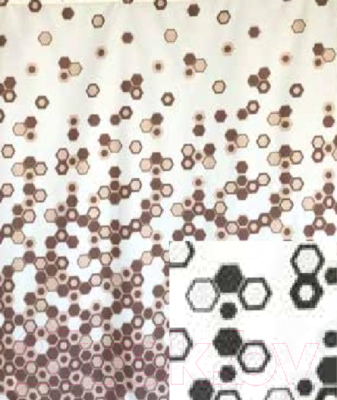 Шторка-занавеска для ванны Miranda Troy White - фото