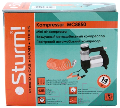 Автомобильный компрессор Sturm! MC8850