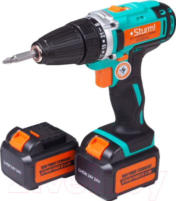 Аккумуляторная дрель-шуруповерт Sturm! CD3224L - фото