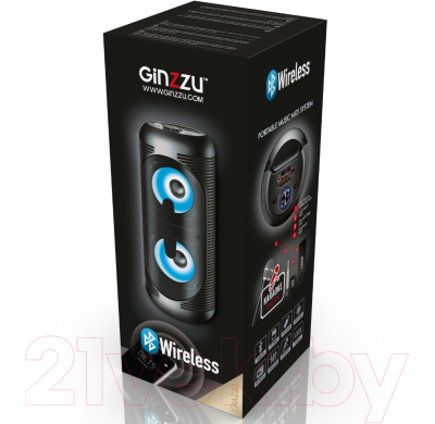 Портативная колонка Ginzzu GM-210