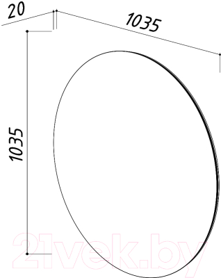Зеркало Belux Консул В 105