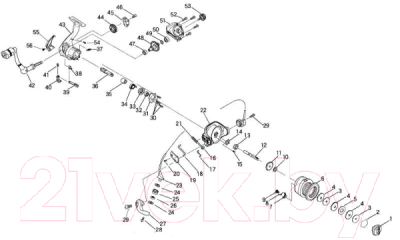 Катушка безынерционная Ryobi Virtus 5000 / A00018917