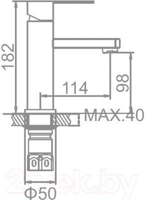 Смеситель Ledeme L71033B