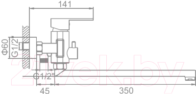 Смеситель Ledeme L72216
