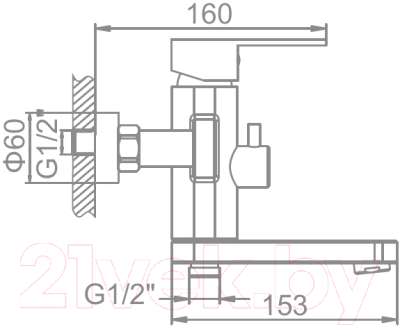 Смеситель Ledeme L73216