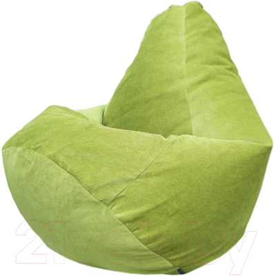 Бескаркасное кресло Flagman Груша Мега Super Г5.5-38 (салатовый) - фото