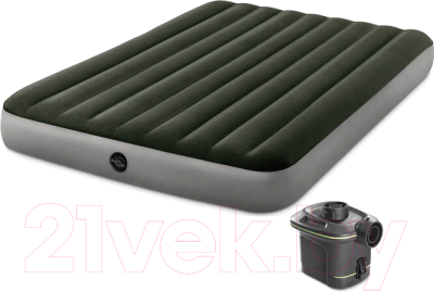 Надувной матрас Intex Prestige Downy Airbed 64779 (с электронным насосом)