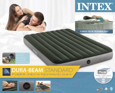 Надувной матрас Intex Prestige Downy Airbed 64779 (с электронным насосом)