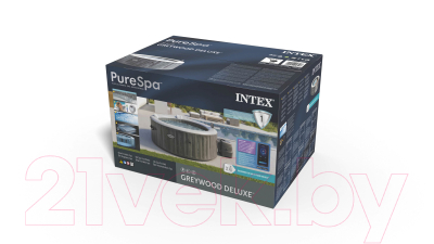 Бассейн-джакузи Intex Greywood Deluxe / 28440