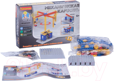 Конструктор Bondibon Механическая карусель / ВВ3496