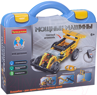 Конструктор Bondibon Мощные машины / ВВ3498 - фото