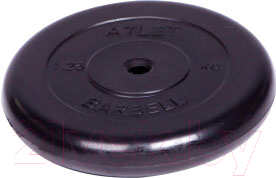 Диск для штанги MB Barbell Atlet d26мм 1.25кг - фото