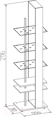 Стеллаж Глазов Oslo 25
