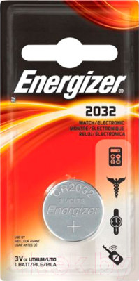 Батарейка Energizer Miniatures Lithium CR2032 FSB1 - фото