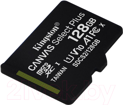 Карта памяти Kingston Canvas Select Plus microSDXC 128GB (SDCS2/128GBSP)