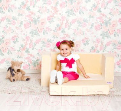 Диван детский Paremo Классик / PCR316-07 (бежевый)