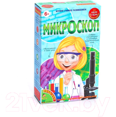 Микроскоп оптический Bondibon Японские опыты. Микроскоп / ВВ1165 - фото