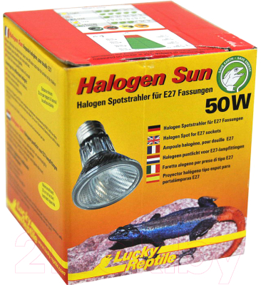 Лампа-обогреватель для террариума Lucky Reptile Halogen Sun Spot / HS-50 - фото