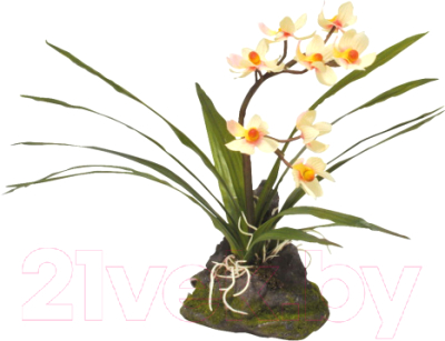 Декорация для террариума Lucky Reptile Orchid white / IF-09 (белый) - фото