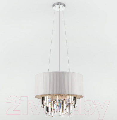 Люстра Евросвет 10106/6 (хром/прозрачный хрусталь) - фото