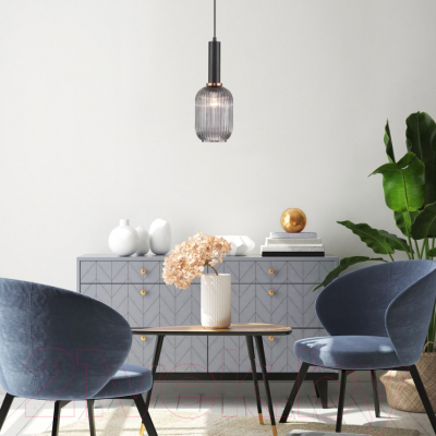 Потолочный светильник Евросвет Bravo 50181/1 (дымчатый)