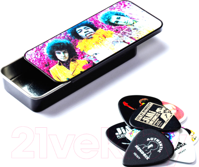 Набор медиаторов Dunlop Manufacturing Jimi Hendrix Are You Experienced / JHPT01M - фото