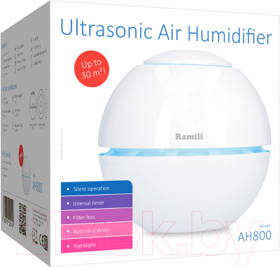 Ультразвуковой увлажнитель воздуха Ramili Baby AH800