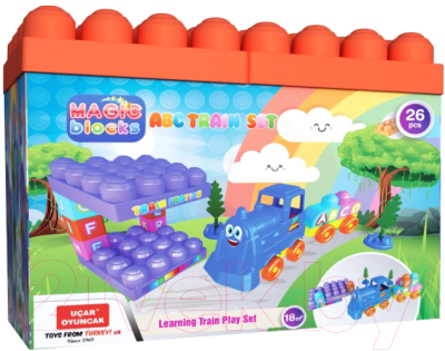 Конструктор Terides Волшебные детали. Поезд / Т6-075 - фото